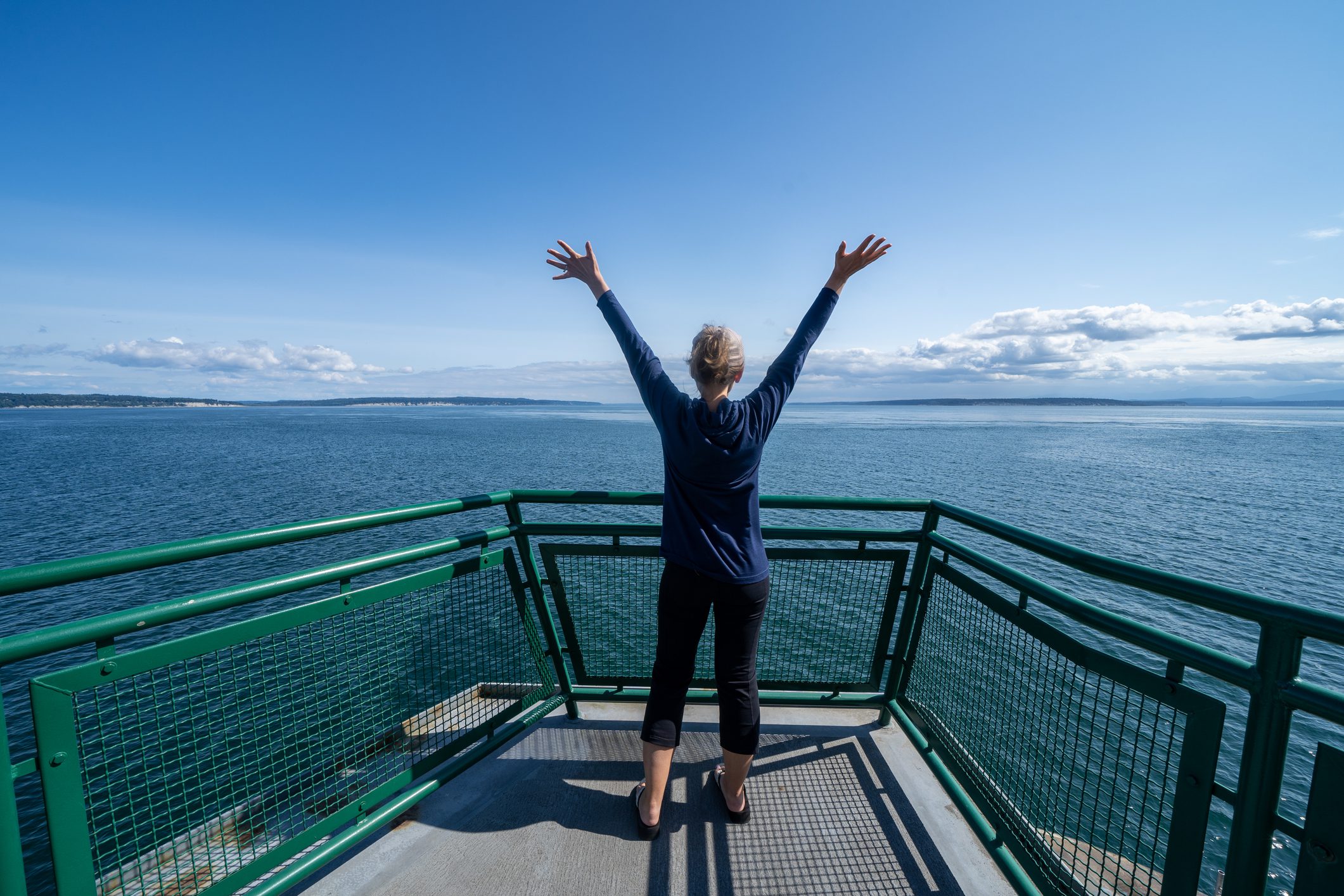 woman-vashon-ferry | Vashon Maury Island